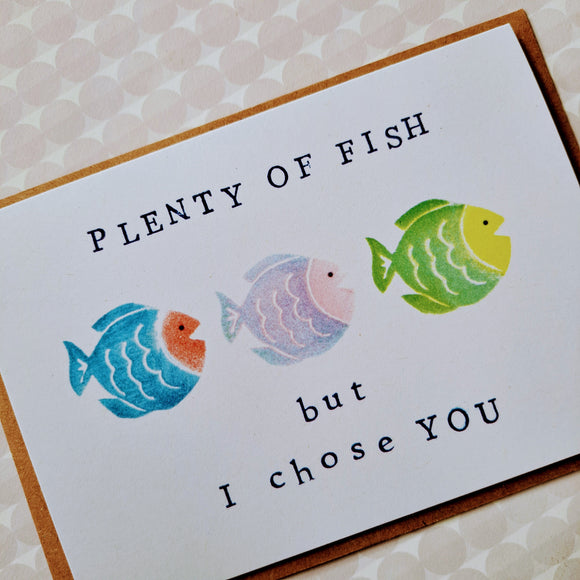 'Plenty of Fish' card