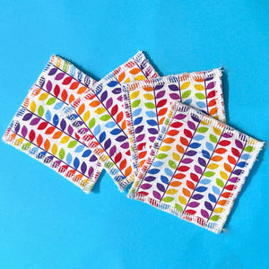 Reusable Face Wipes - Rainbow Stems