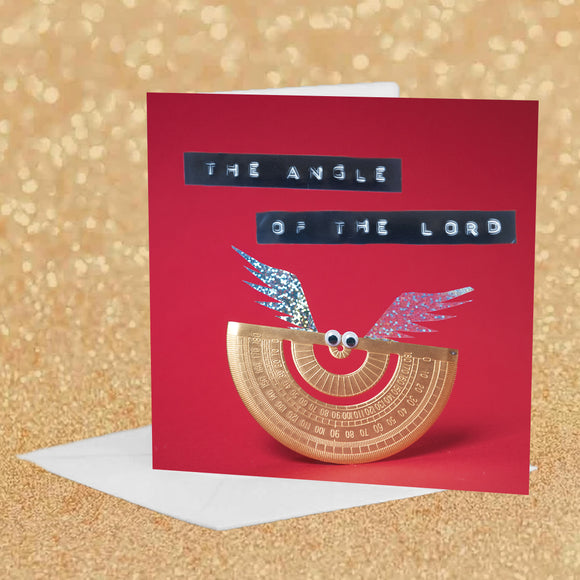 Christmas Googly Eye Card - Angle Of The Lord