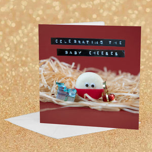 Christmas Googly Eye Card - Baby Cheeses