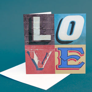 Typography Card "Love"
