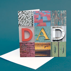 Typography Card "Dad"