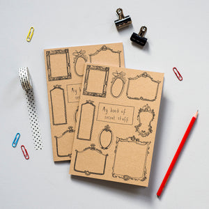 'My Book of Secret Stuff' Mirrors Recycled Notebook