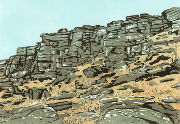 Tower Face, Stanage - Art Print