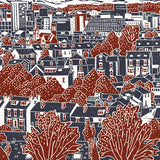 Sheffield City View No.4 linocut poster-print