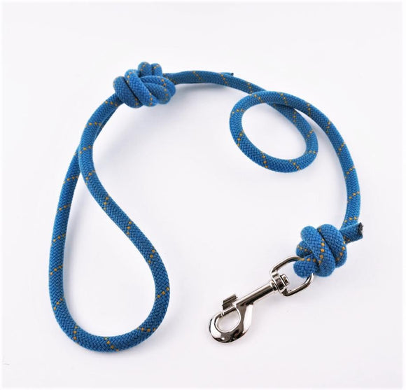 Climbing Rope Dog Lead - Blue