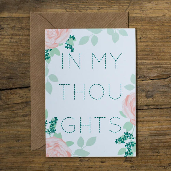 In my thoughts Card