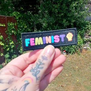 Feminist Sew on Patch