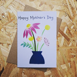 'Happy Mother's Day' Vase of Flowers Card