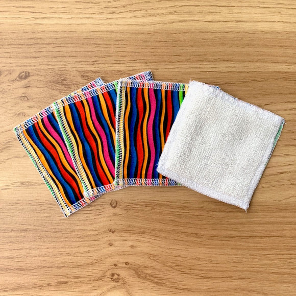 Reusable Face Wipes - Rainbow Wiggle