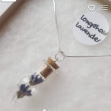 Lavender Dangly Terrarium Earrings - Limited Edition