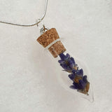 Lavender Dangly Terrarium Earrings - Limited Edition