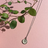 Cabochon / Stainless Steal Pendant / Necklace / Tree / Leaf