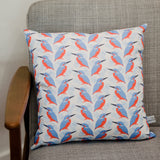 Kingfisher Print Cushion