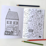 A Colouring Book of Houses & Shops