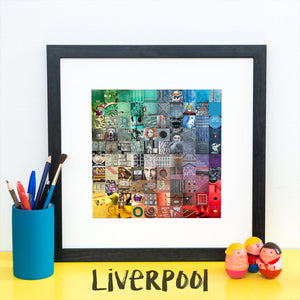 "100 Fragments of Liverpool in Colour" Photo Montage