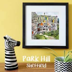 "100 Remnants of Sheffield Park Hill Flats" Photo Montage